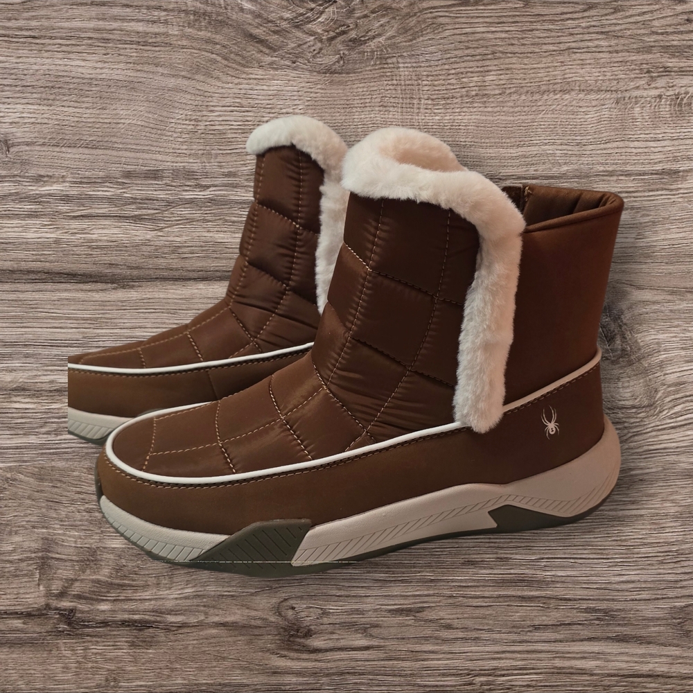New W/O Tag Spyder Womens Lumi Roasted Pecan Insulated Boots